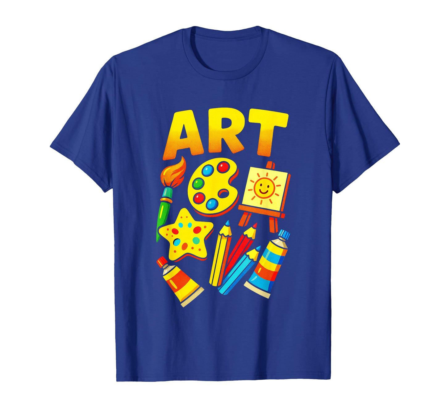 Art - Paint Brush Palette Fun Lovers T-Shirt