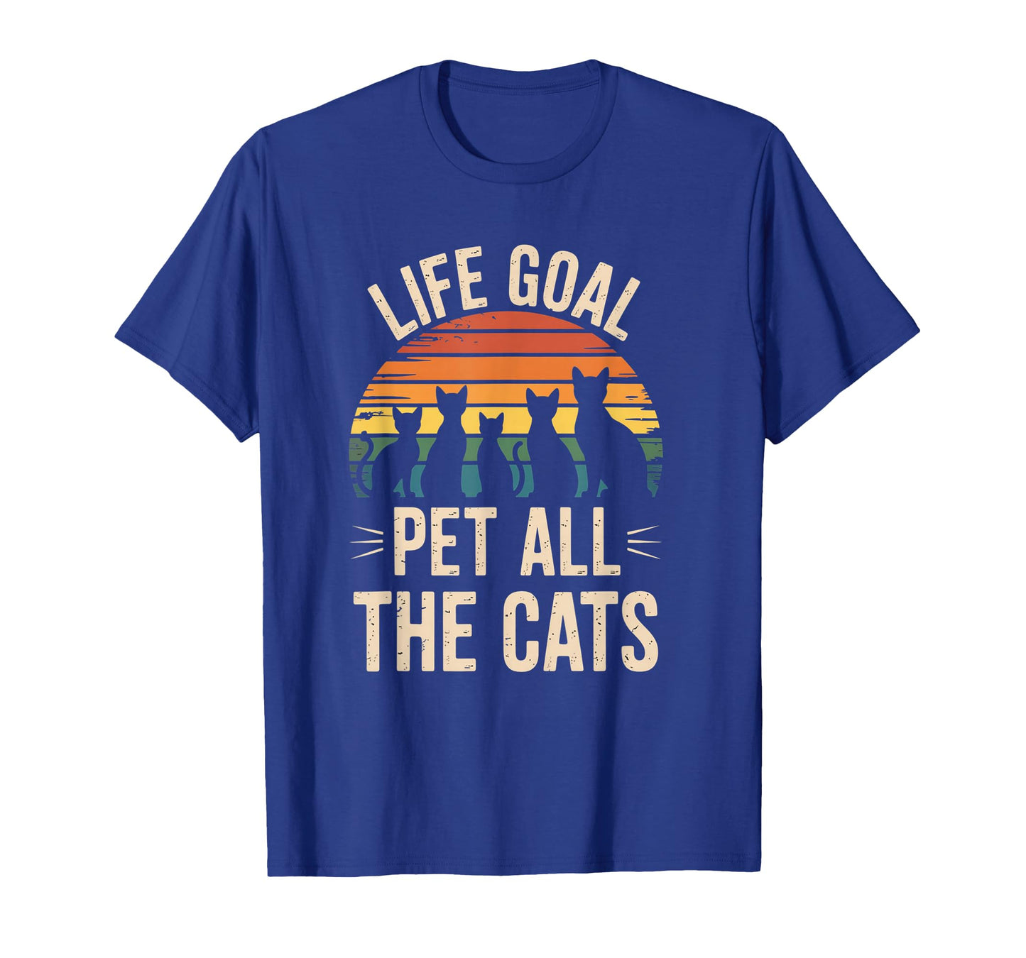 Funny Cat Parent Vet Tech Vetinary Life Goal Pet All Cats T-Shirt