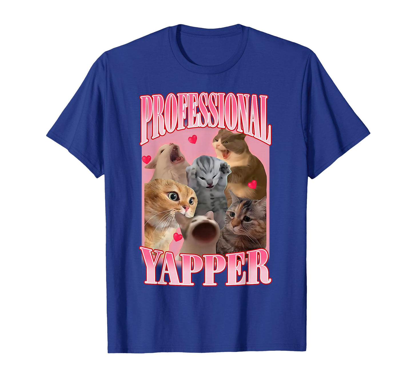 Professional Yapper Cat Funny Oddly Specific Dank Meme T-Shirt