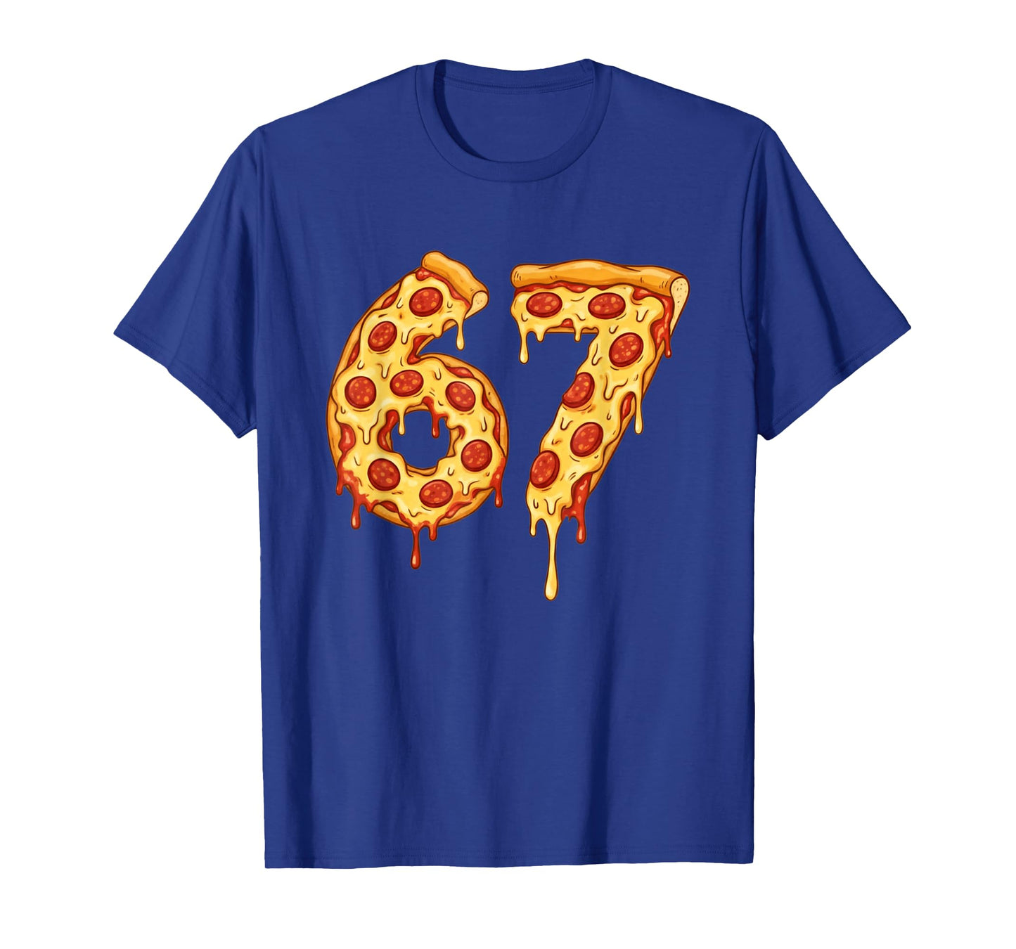 Six Seven 6 7 Meme Funny Pizza 67 Matching Pajamas Boys Kids T-Shirt