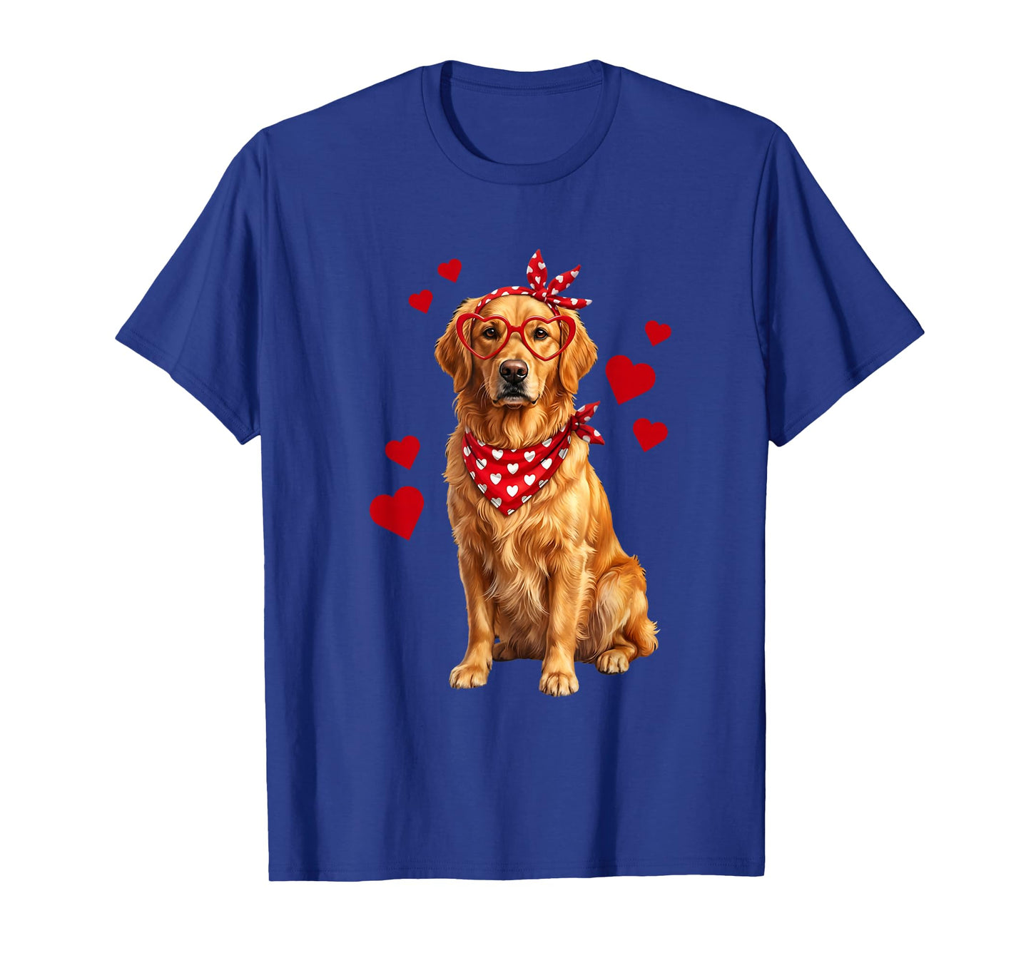 Golden Retriever Valentines Day Dog Lover Heart T-Shirt