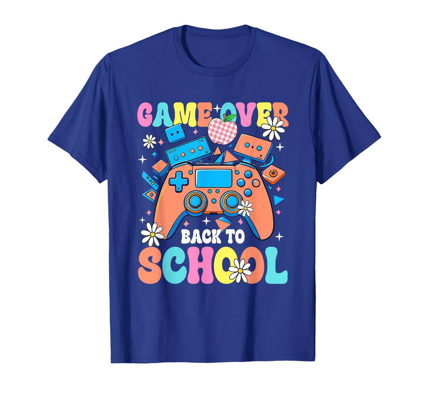 Game Over Back to School Funny Teacher Student Controller T-Shirt