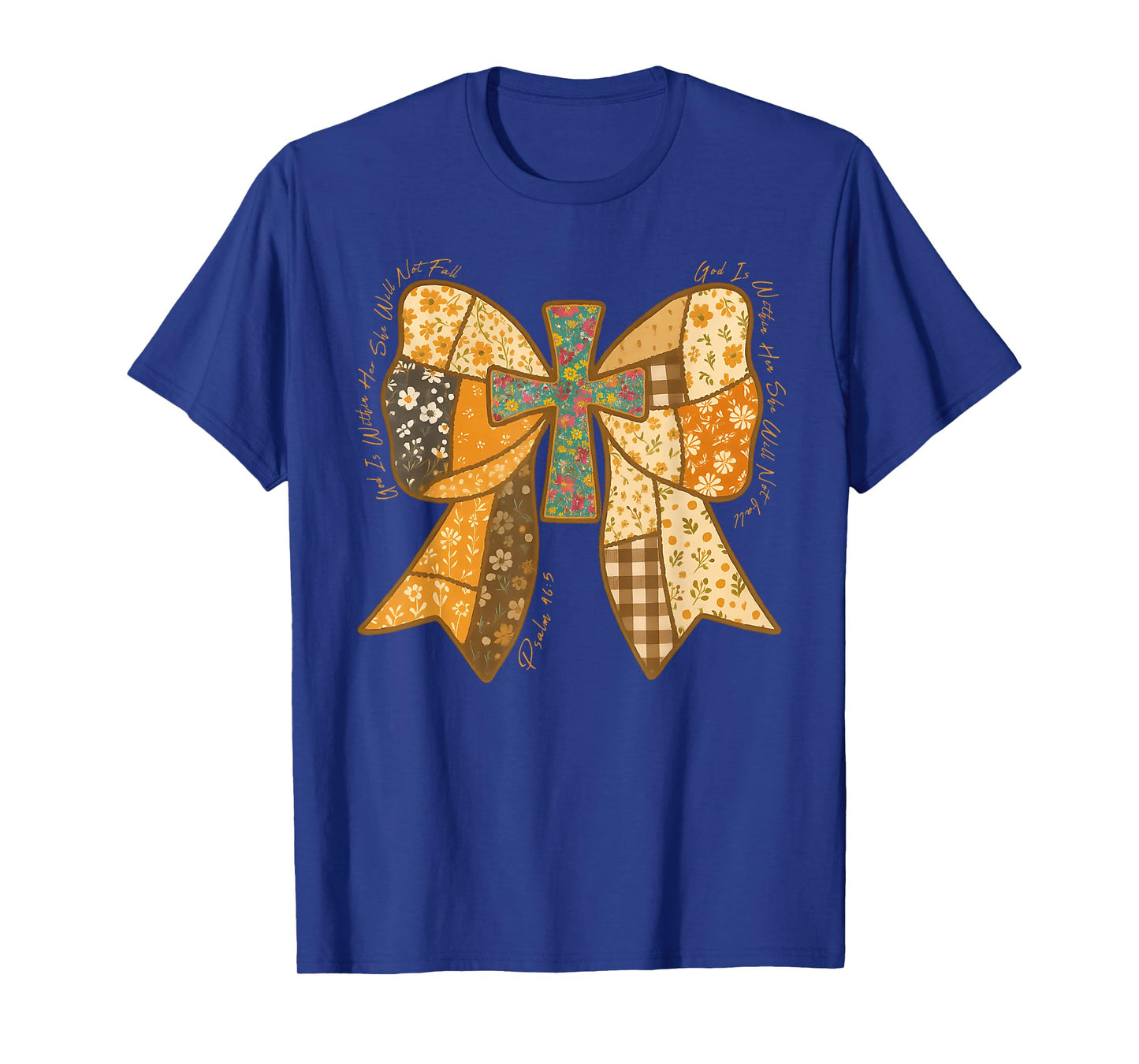 God is Within Her, She Will Not Fail, Fall Christian Jesus T-Shirt