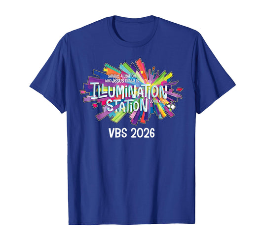 Illumination Station VBS 2026 Bible Jesus Christian Lights T-Shirt