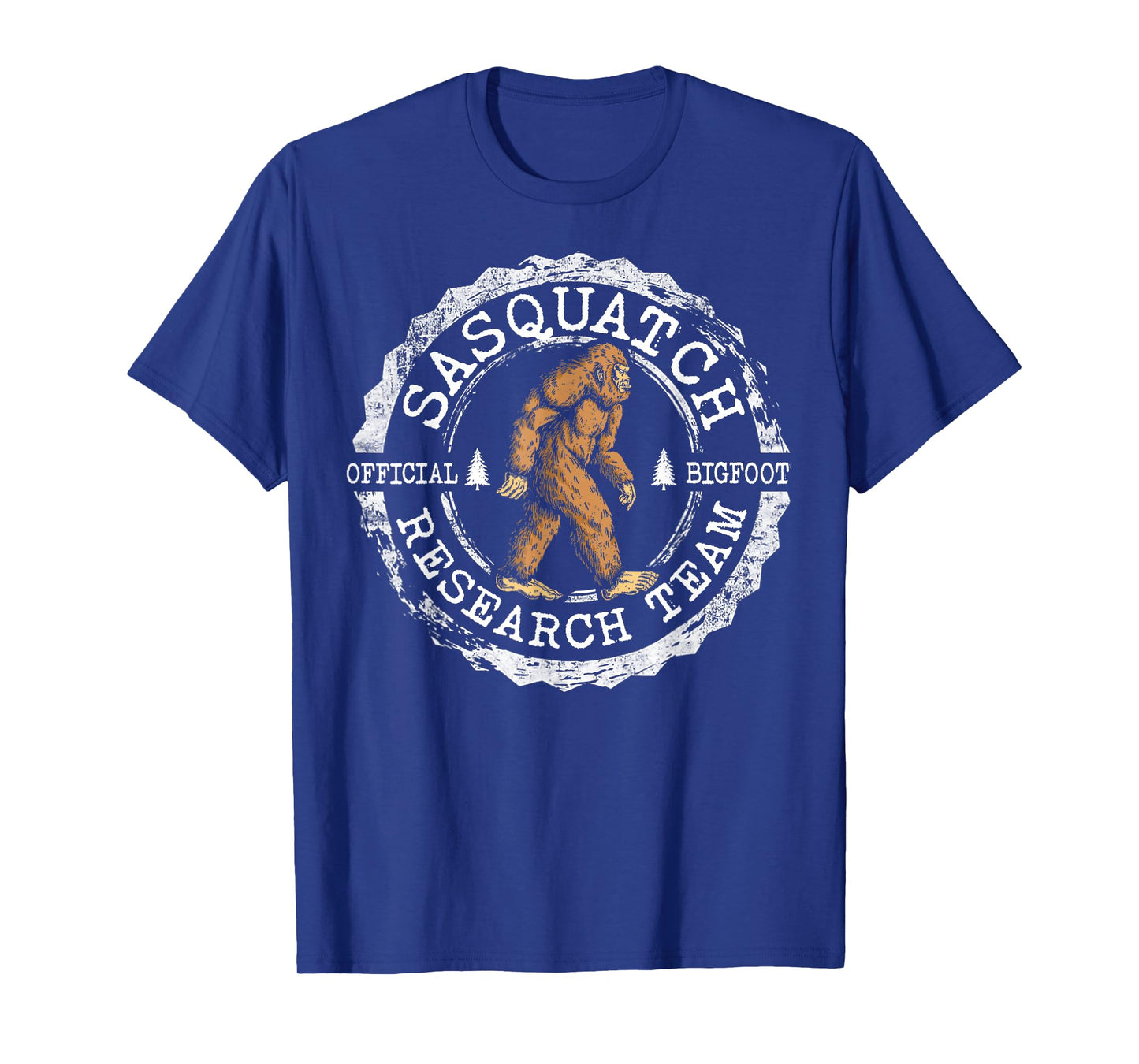 Bigfoot Research Team Vintage Sasquatch Yeti Men Women Kids T-Shirt
