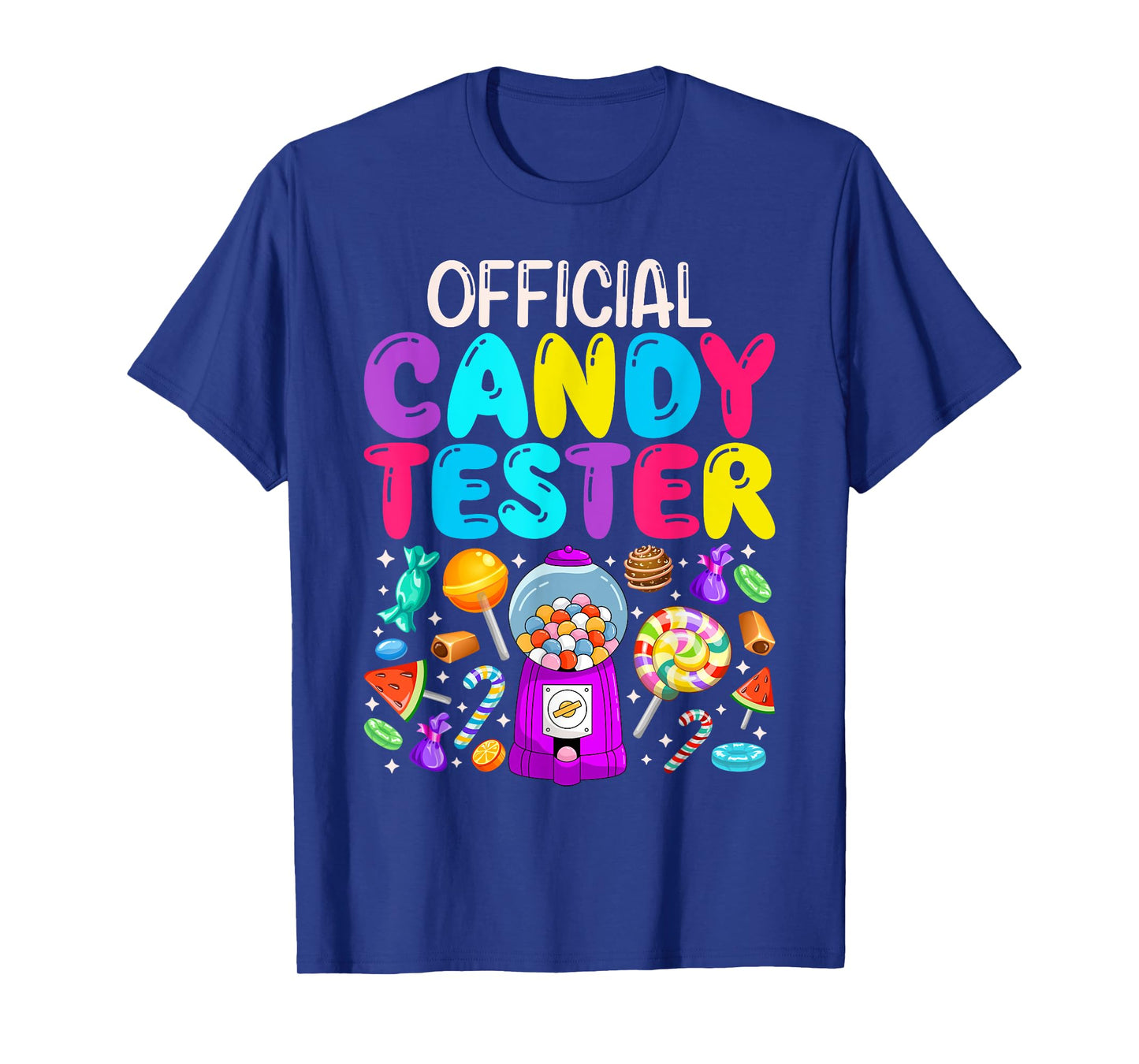 Official Candy Tester Funny Halloween Party Costume Kids T-Shirt