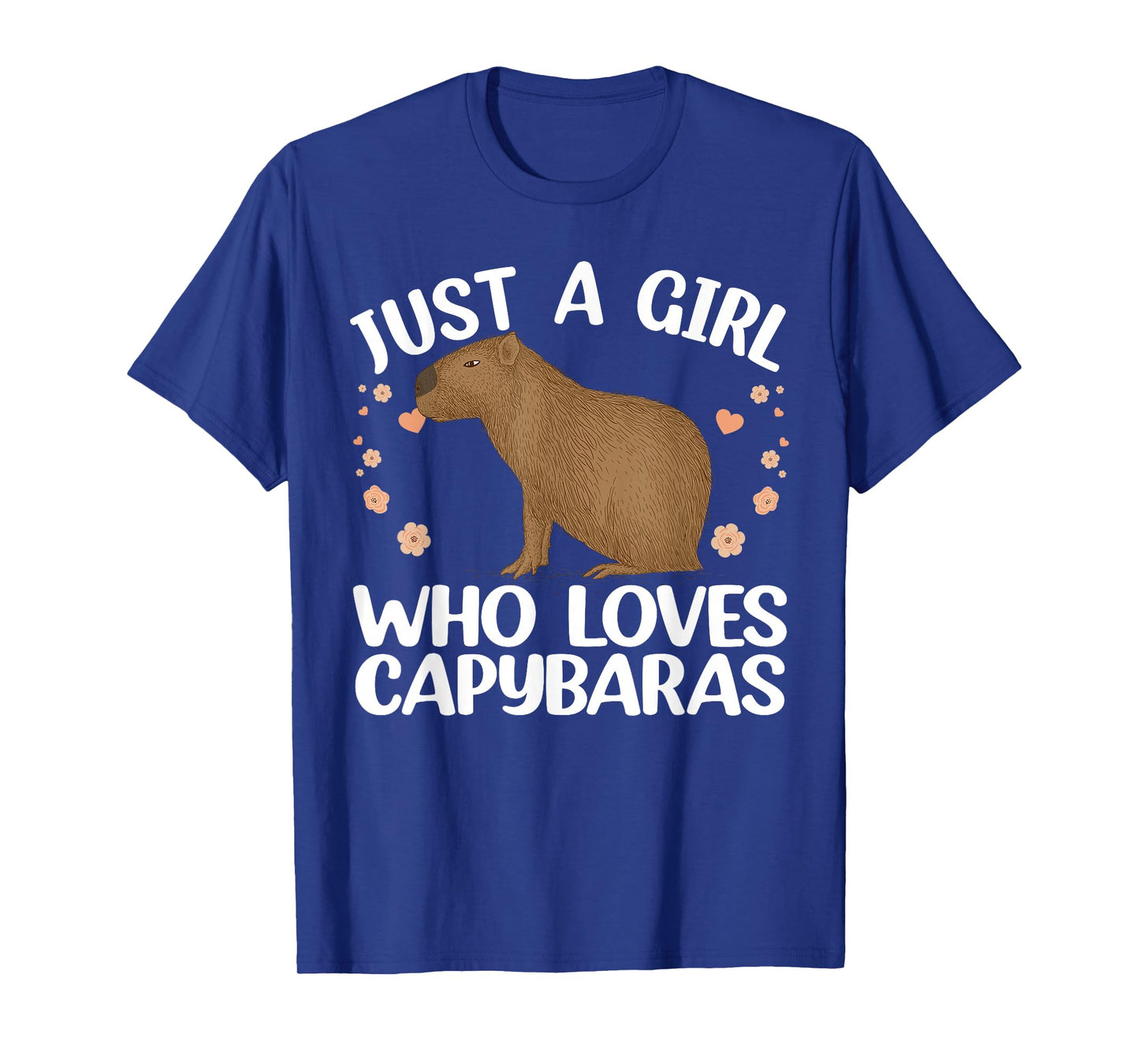 Cool Capybara Design For Women Girls Rodent Animal Capybara T-Shirt