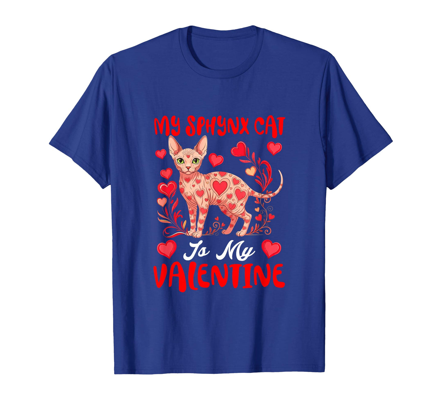 My Sphynx Cat is My Valentine Matching Dog Owner Kids T-Shirt