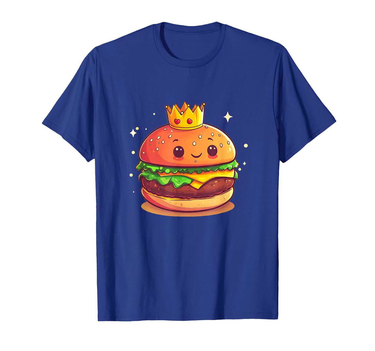 Cool Burger with Crown Costume for King T-Shirt