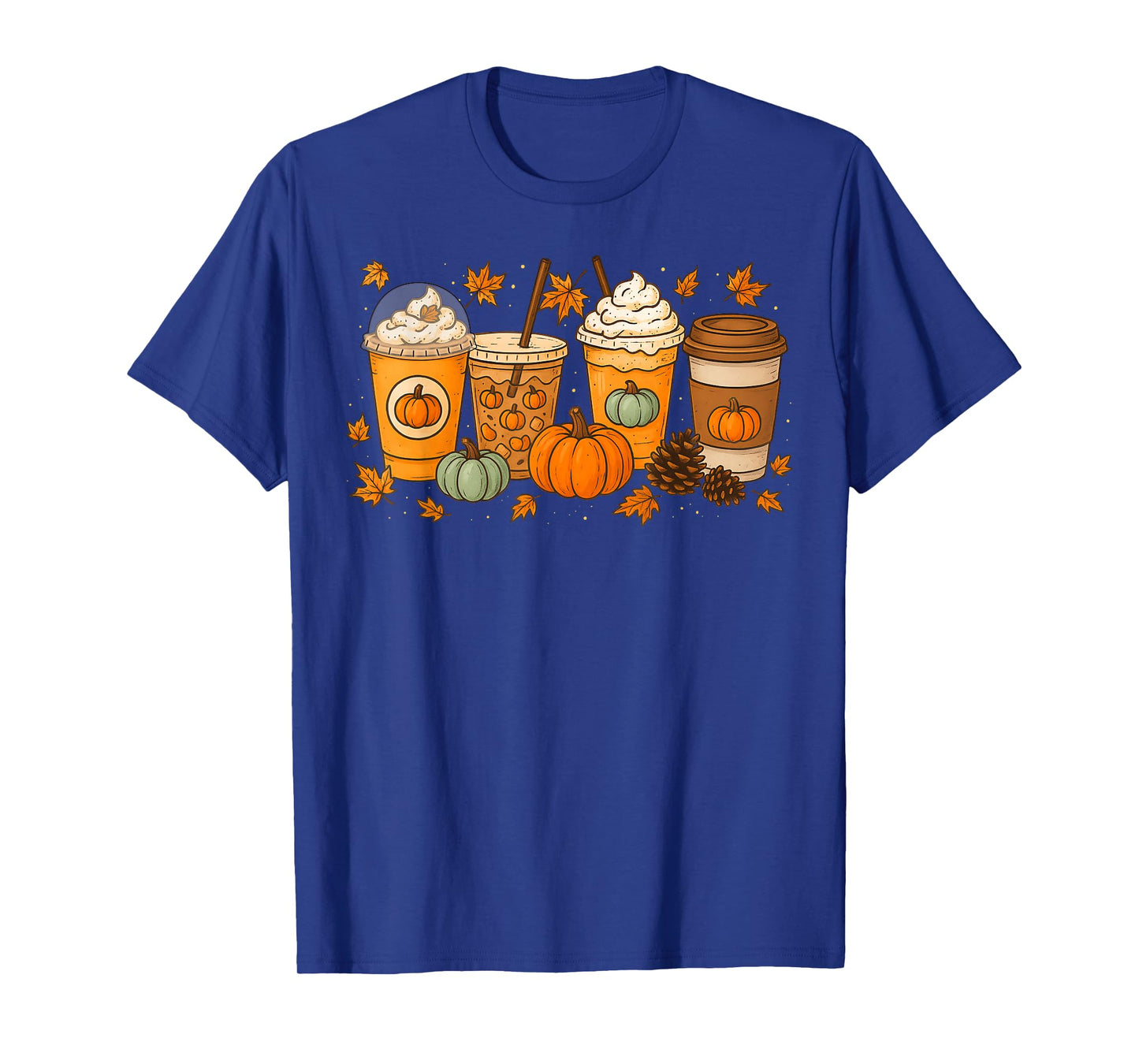 Coffee Pumpkin Latte Spice Coffee Love Fall Season Halloween T-Shirt