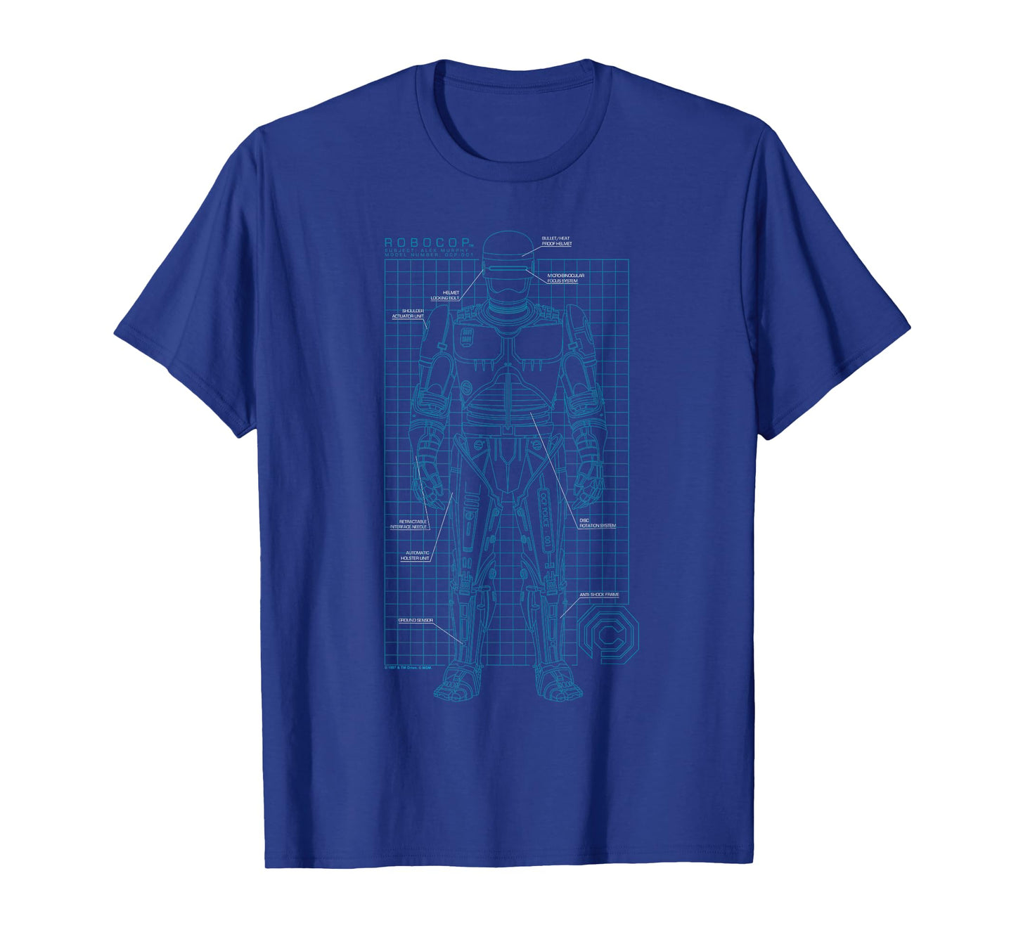 Robocop Schematic T-Shirt