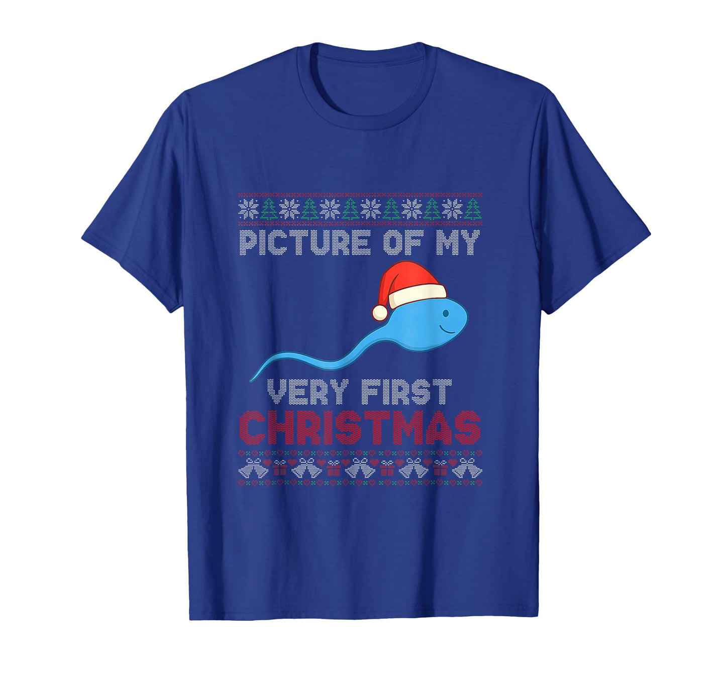 Picture of My Very First Christmas Joke Funny Xmas T-Shirt