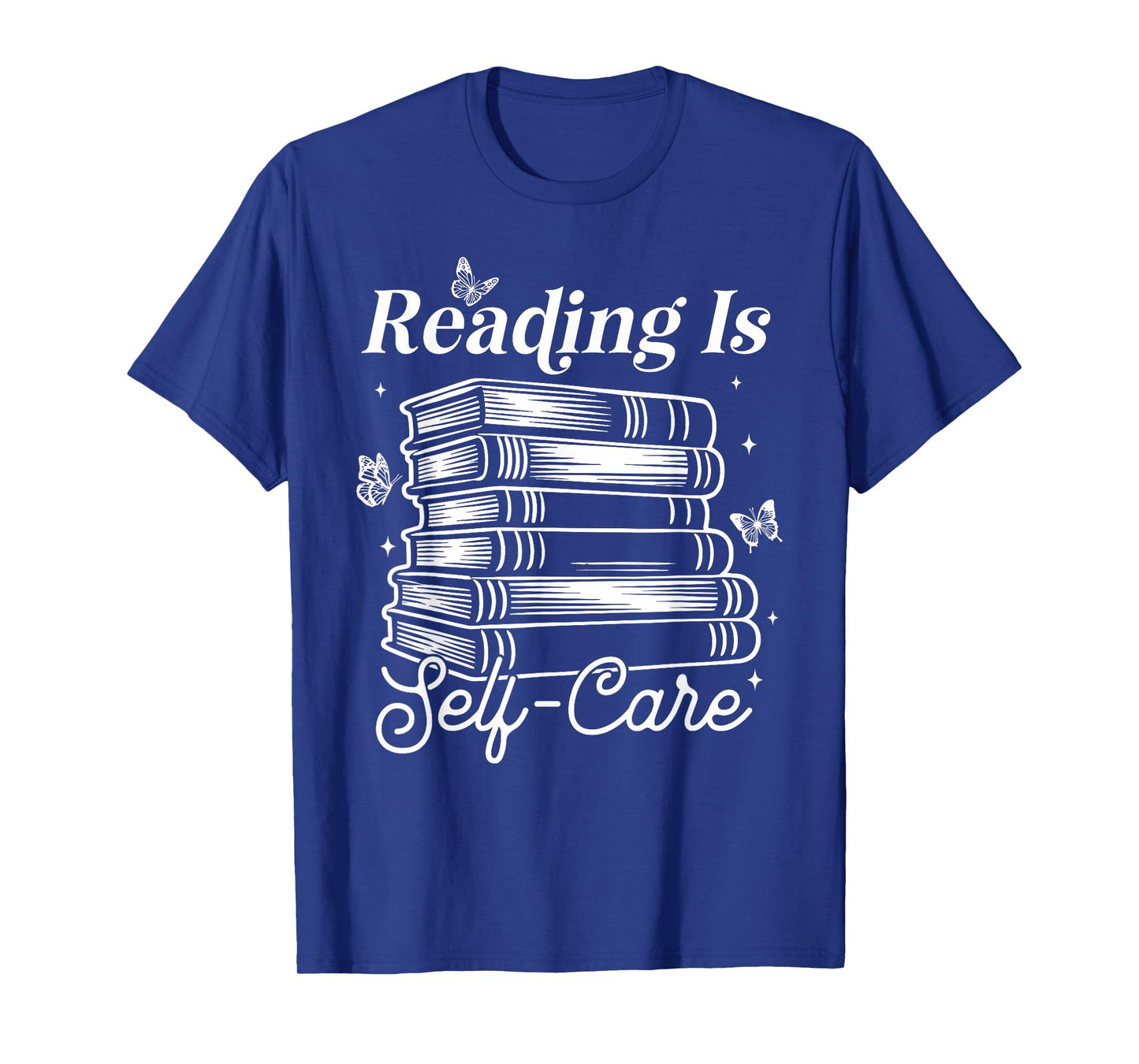 Reading is Self Care Funny Bookworm Teacher Kids Book Lovers T-Shirt