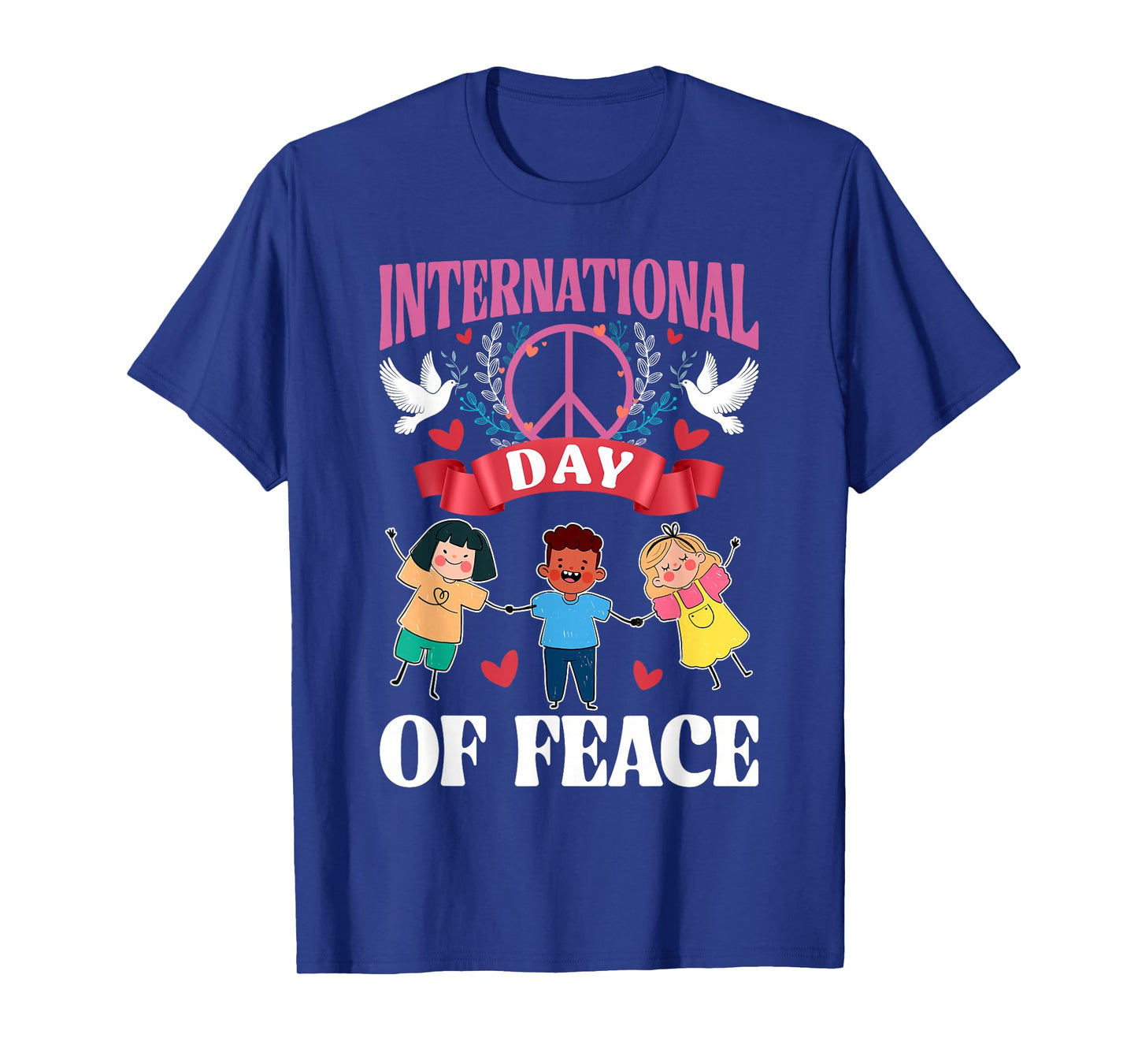 International Day of Peace World Peace Day September 21 Kids T-Shirt