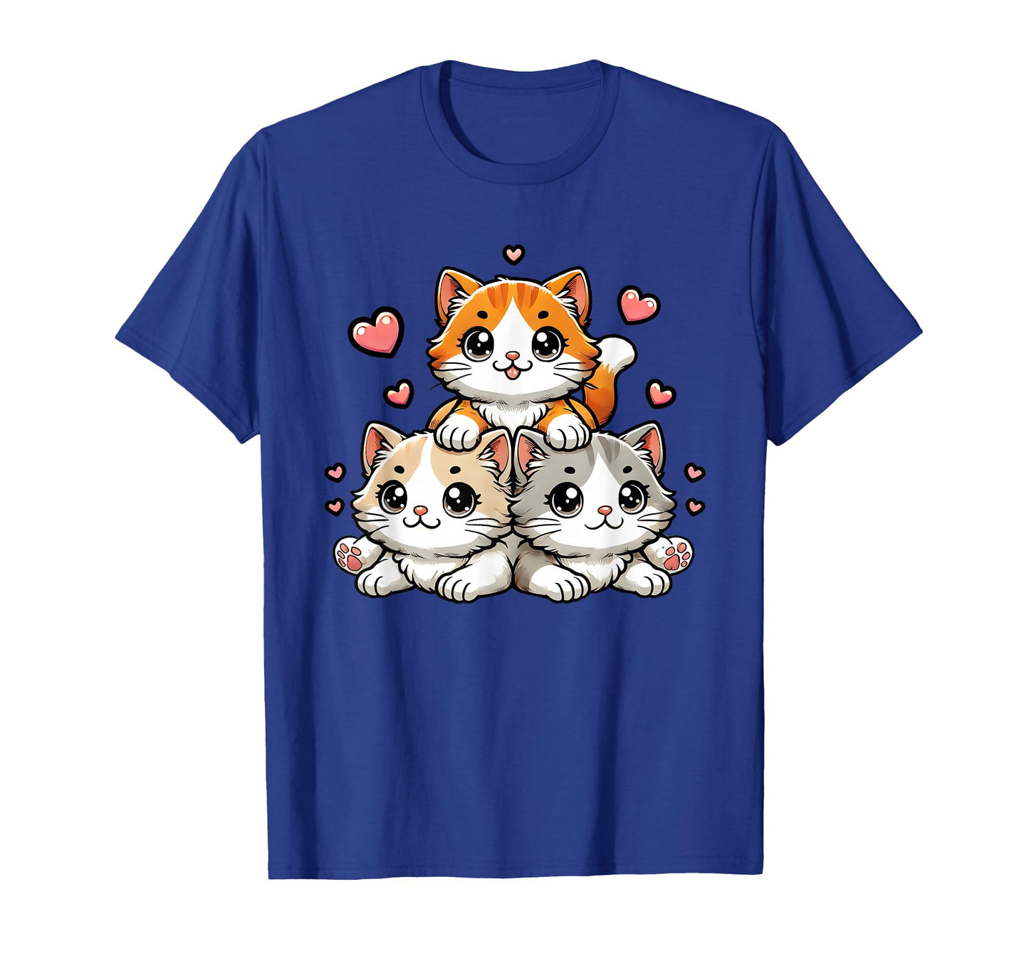Cute Kawaii Cats Neko Funny Kitten Cat Lover Gift Women Girl T-Shirt