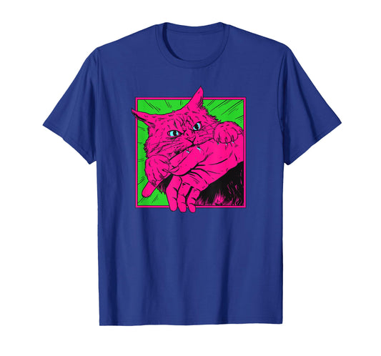 Japanese Cat Bite Anime Manga Meme Tokyo Harajuku Style Art T-Shirt