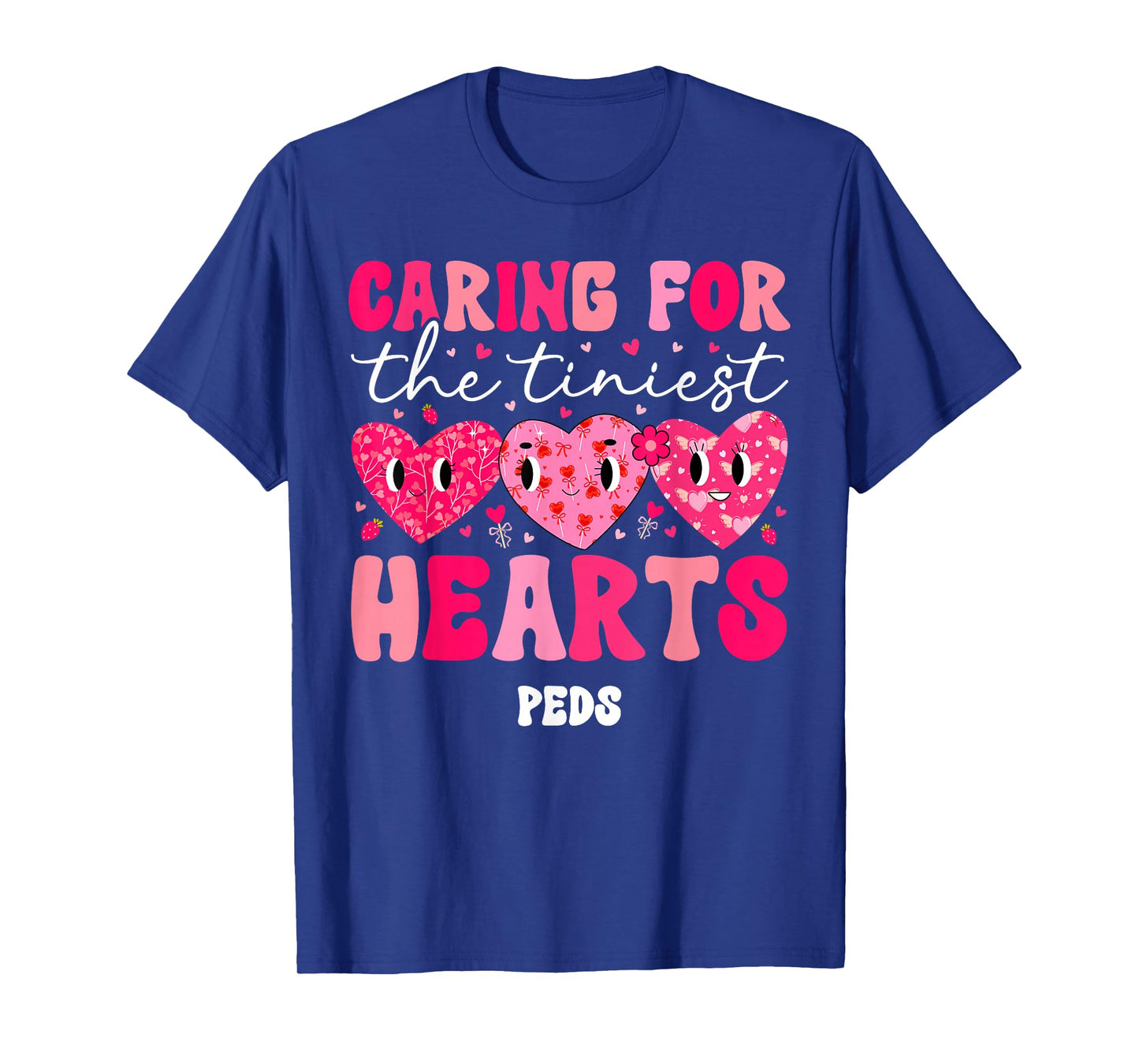 Groovy Peds Nurse Valentine Pediatric Nurse Valentines Day T-Shirt