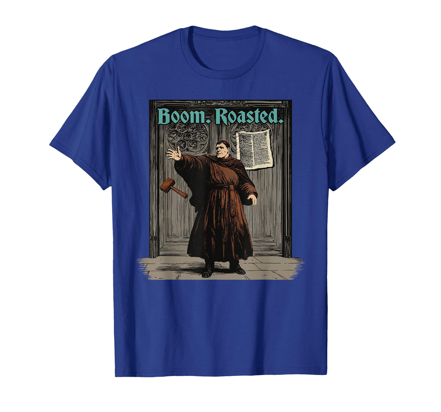 Funny Martin Luther Boom Reformation Day Reformed Christian T-Shirt