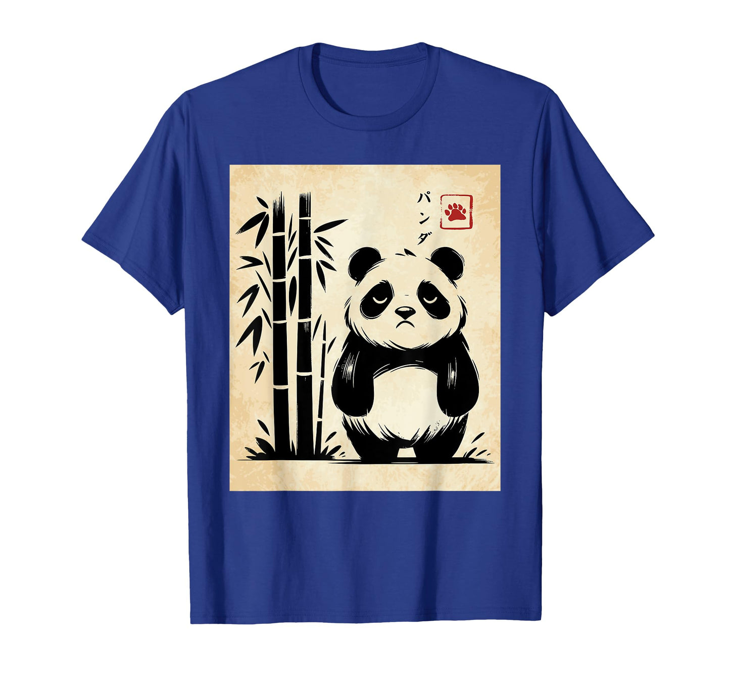 Kawaii Panda Ink Japanese Streetwear Novelty Funny Panda T-Shirt