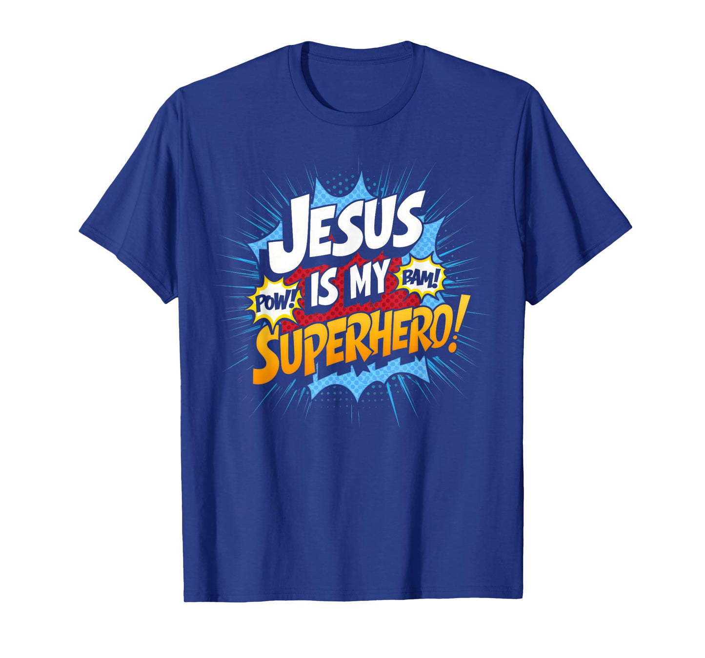 Jesus is My Superhero Christian God Faith Kids Boy T-Shirt