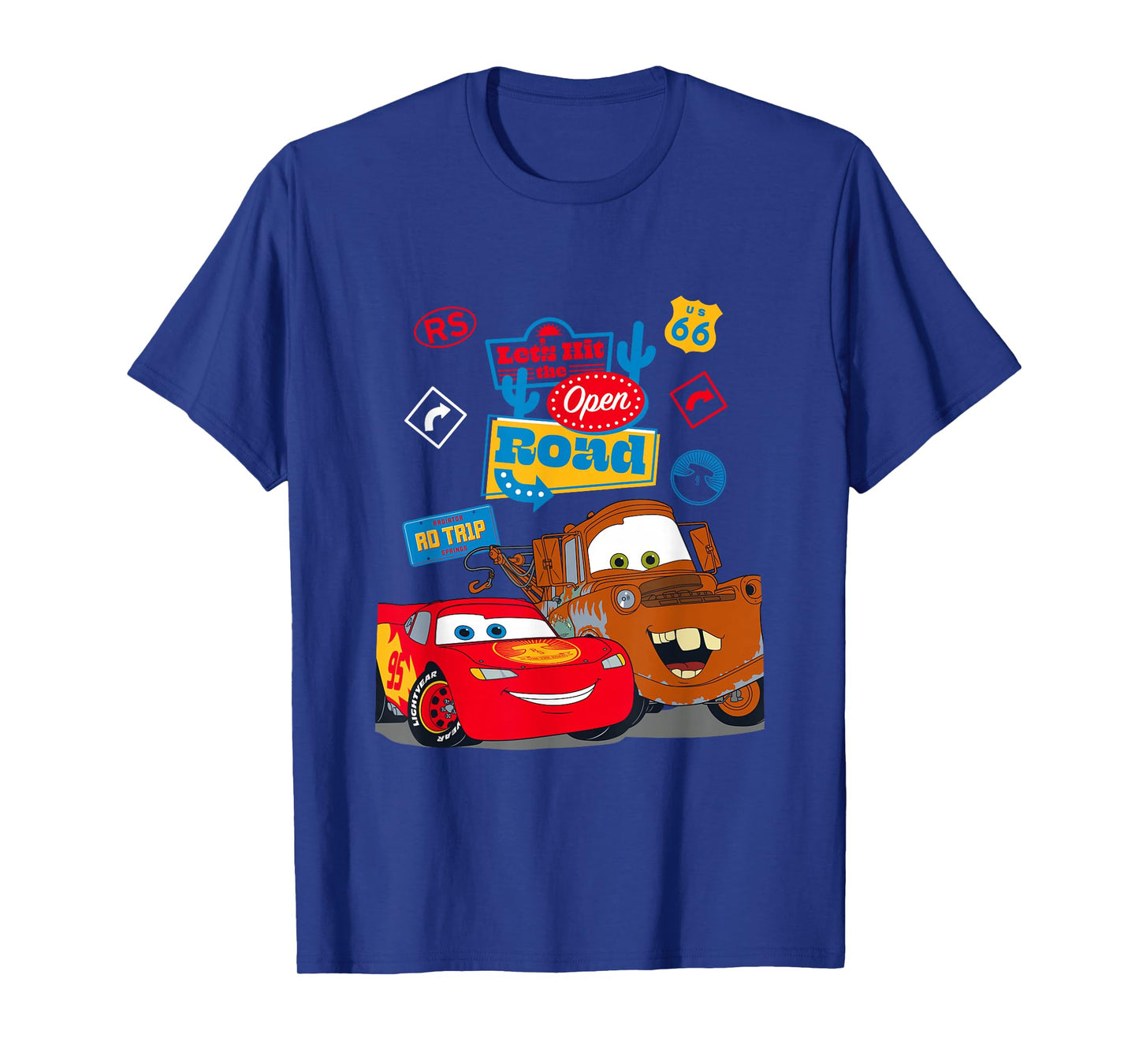 Disney Pixar Cars McQueen and Mater Roadtrip T-Shirt