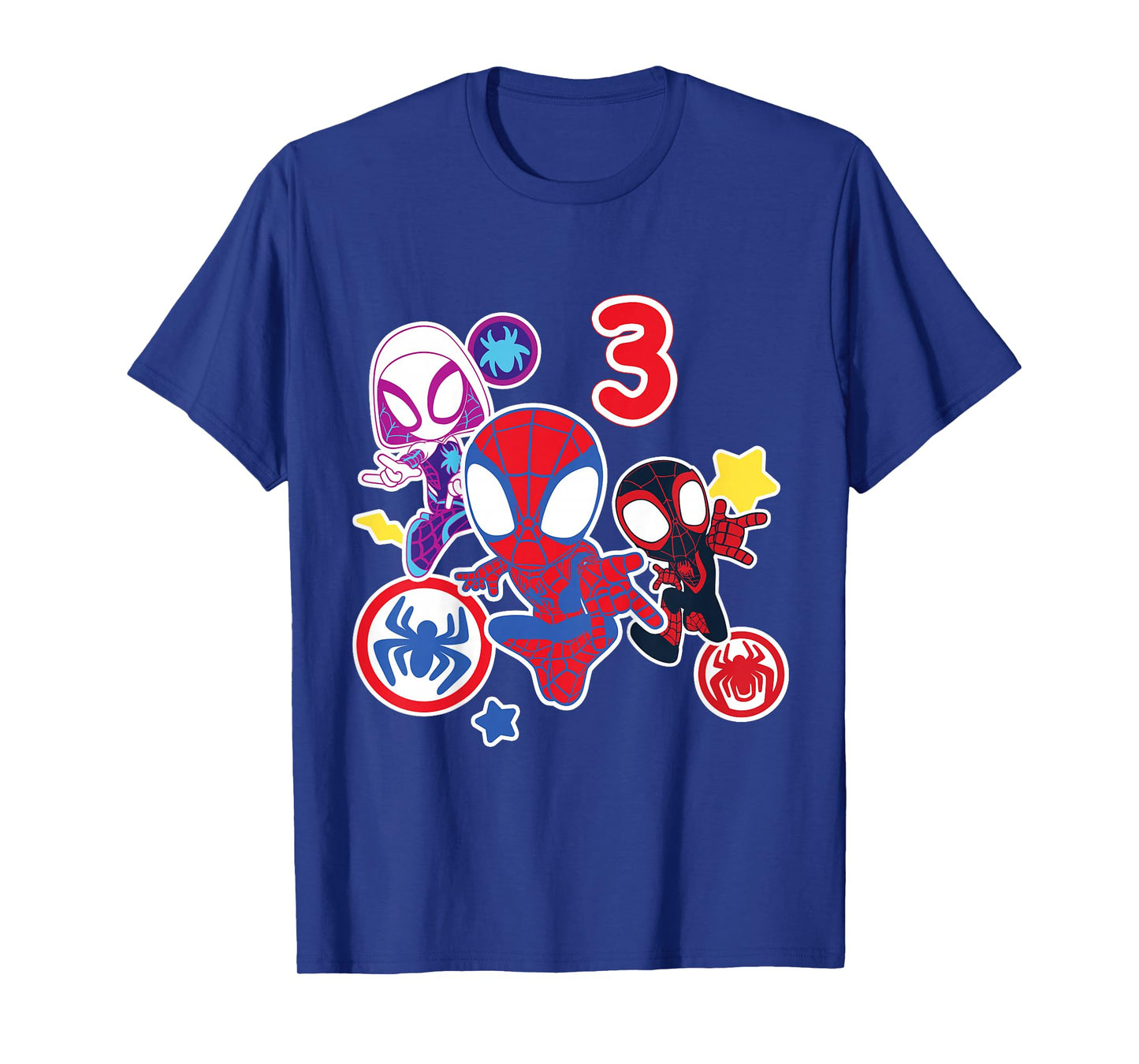 Marvel Spidey and His Amazing Friends 3 Year Old Birthday T-Shirt