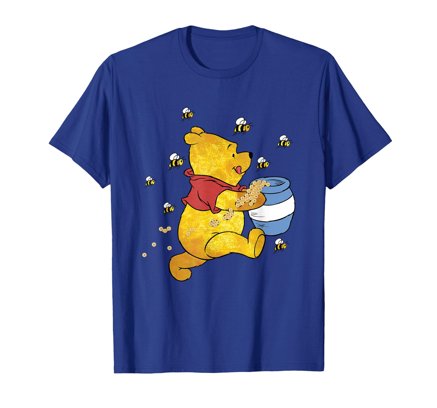 Disney Winnie The Pooh Honey Jar and Bees Graphic T-Shirt