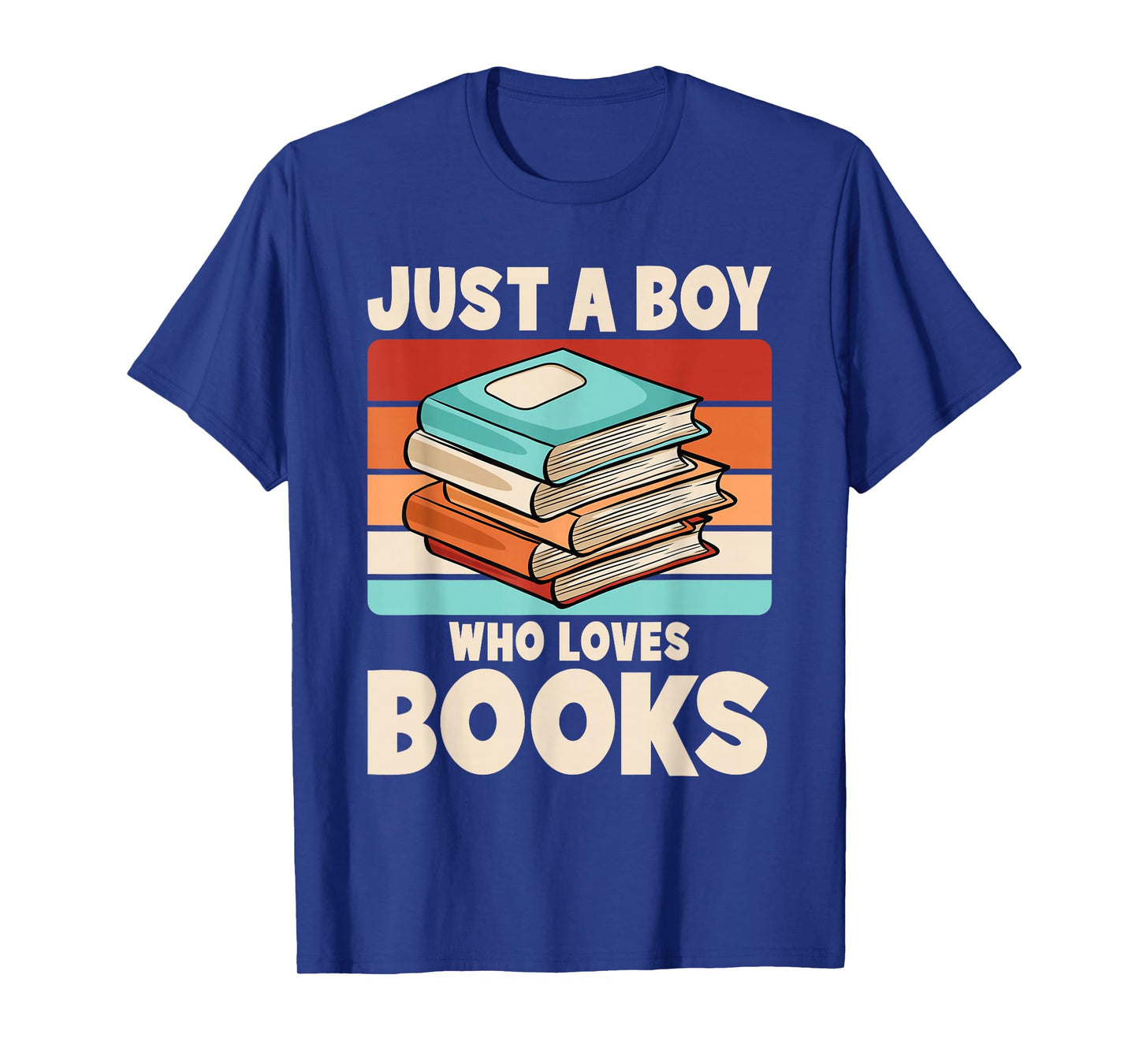 Just A Boy Who Loves Books Reading Bookworm Boys Kids T-Shirt
