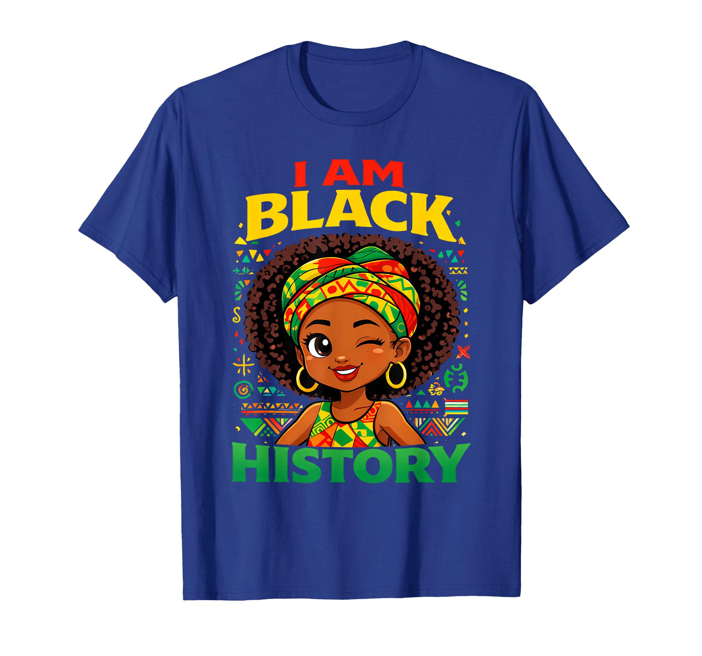 I'm Black History Month Shirt Girls Kids African American T-Shirt