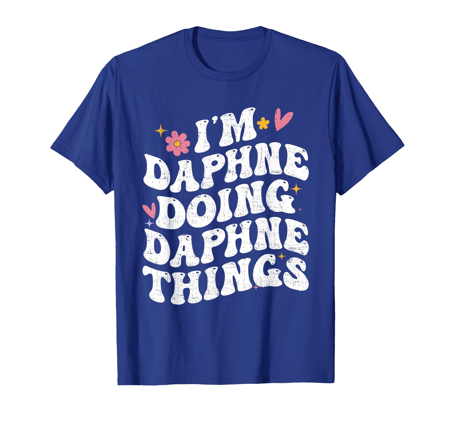 I'm Daphne Doing Daphne Things Retro Groovy Personalized T-Shirt