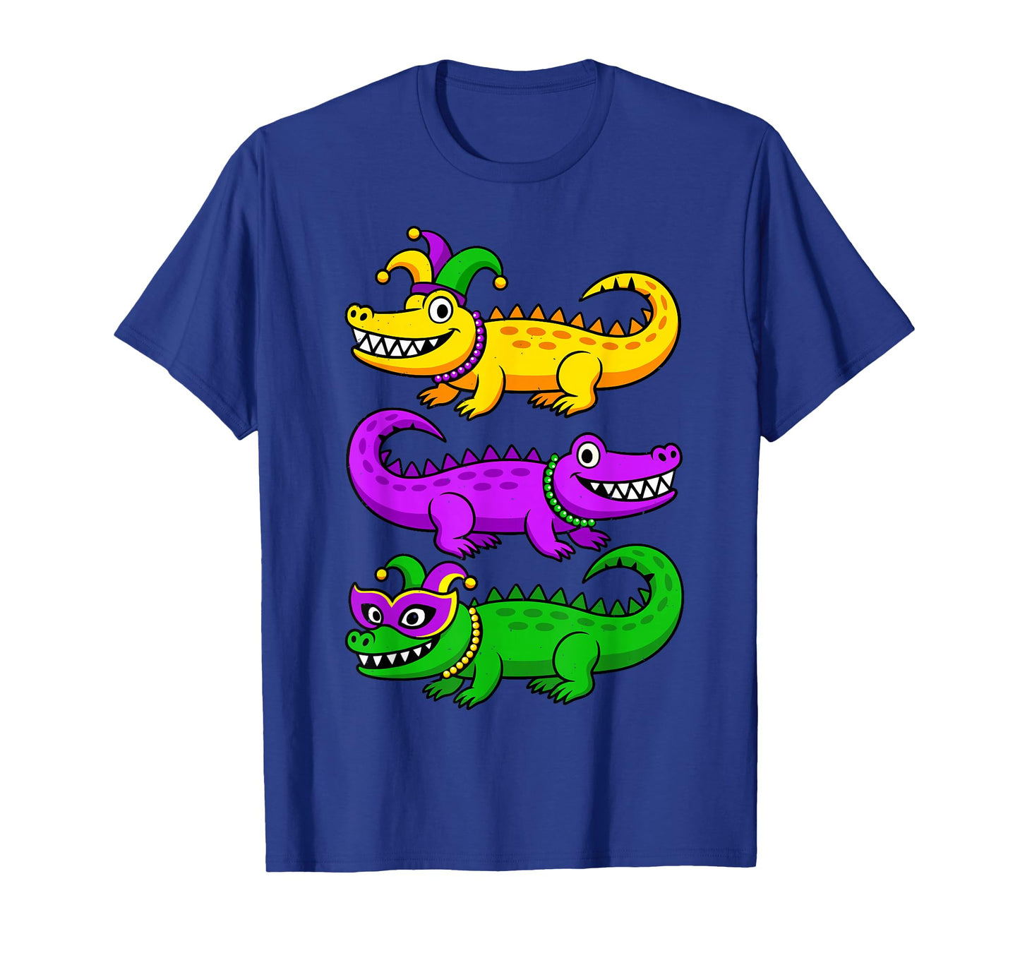 Mardi Gras Alligator for Kids Boys Mens Youth New Orleans T-Shirt