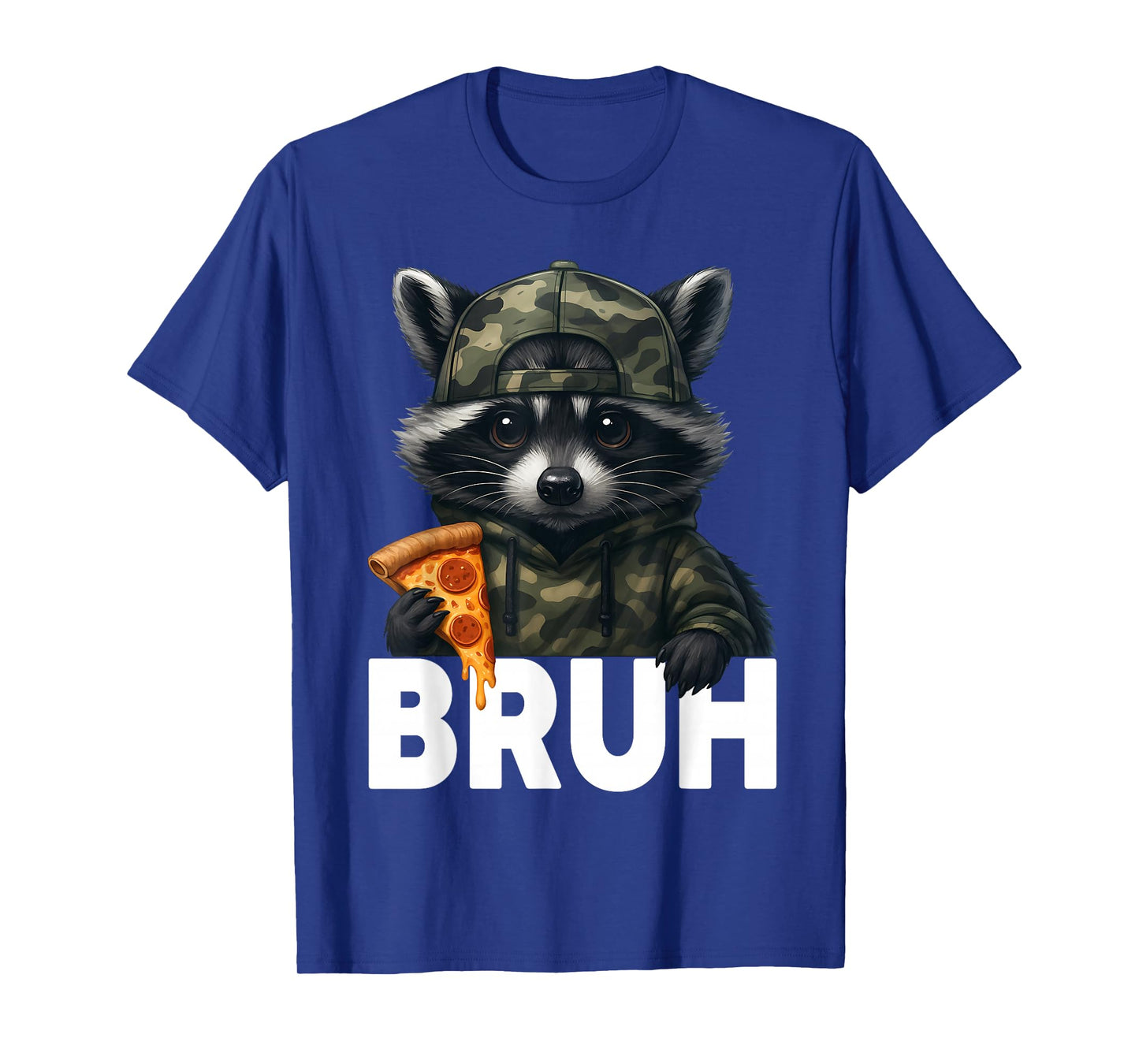 Funny Raccoon Bruh Meme Teens Boys Girls Men Graphic T-Shirt