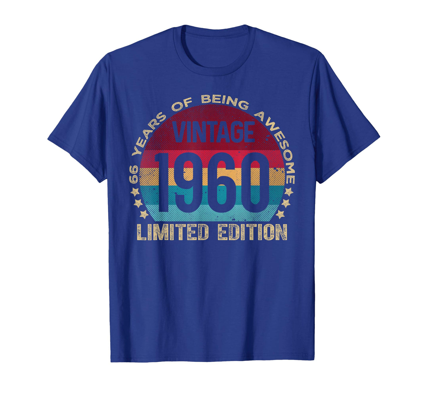 66 Year Old Gifts Vintage 1960 Limited Edition 66th Birthday T-Shirt