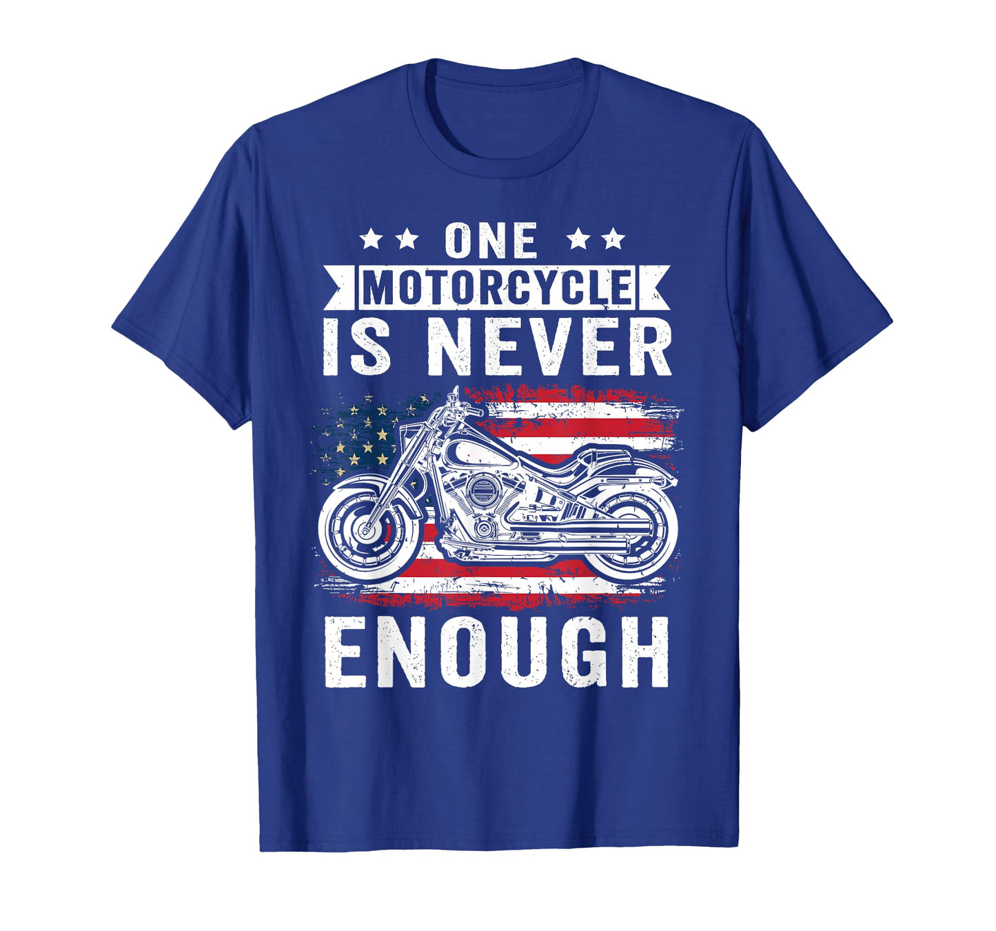One Motorcycle is Never Enough Funny Grandpas Biker Rider T-Shirt