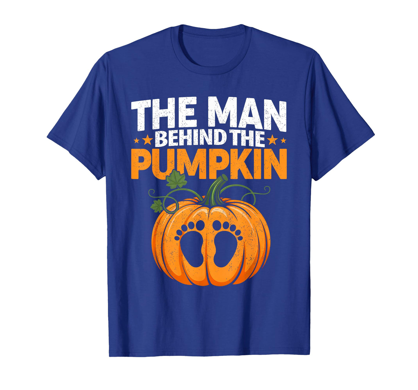 Funny Halloween Pregnancy Costume The Man Behind The Pumpkin T-Shirt