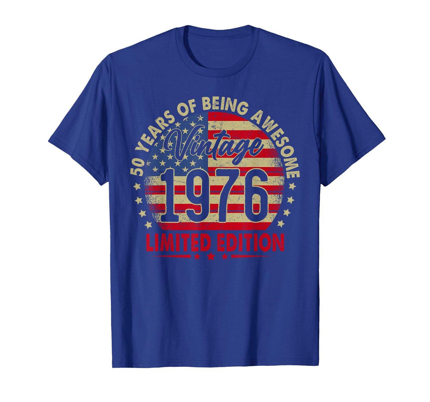 Vintage 1976 Limited Edition 50th Birthday 50 Years Old T-Shirt