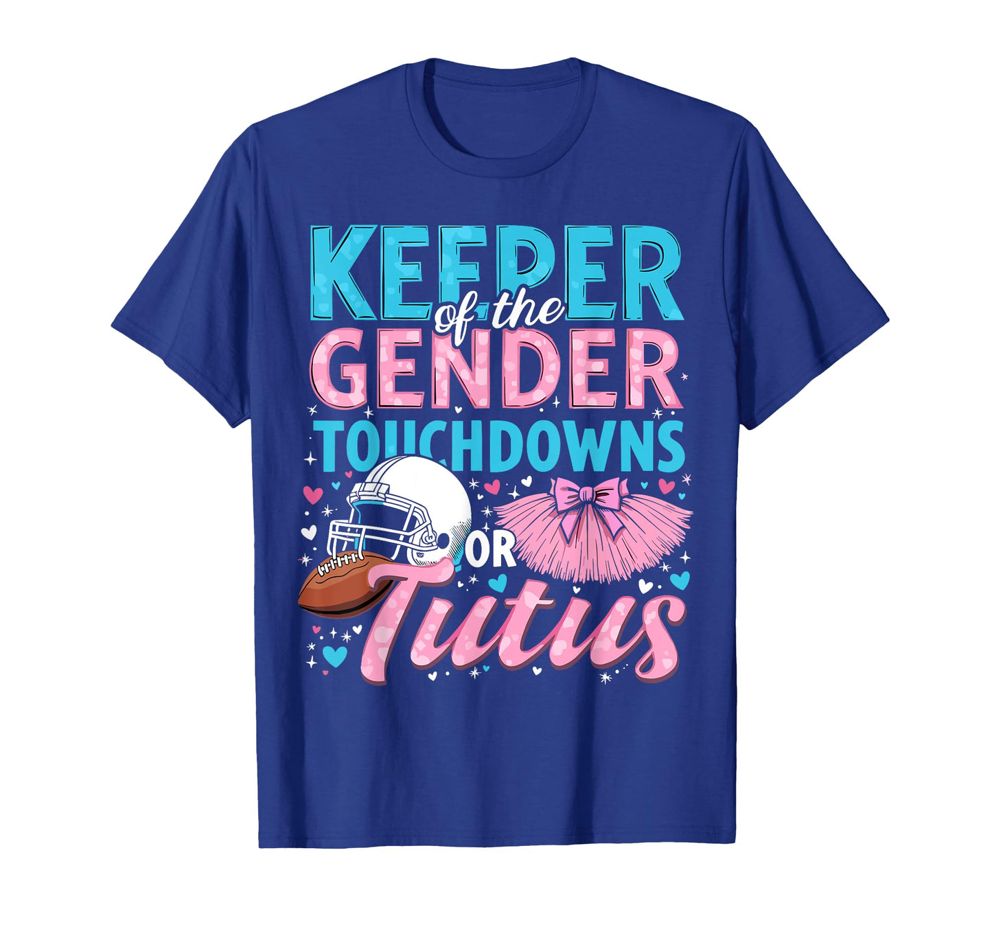 Touchdowns or Tutus Gender Reveal T-Shirt