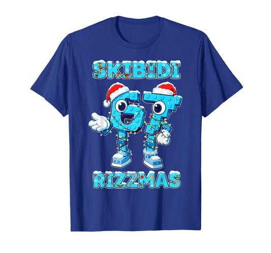 Skibidi 67 Rizzmas Six Seven Brainrot Gift for Men Women Kid T-Shirt
