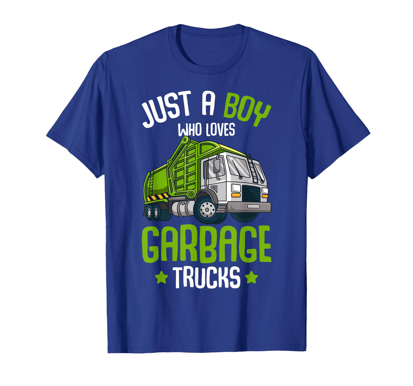 Just a Boy who loves Garbage Trucks Kids Boys T-Shirt