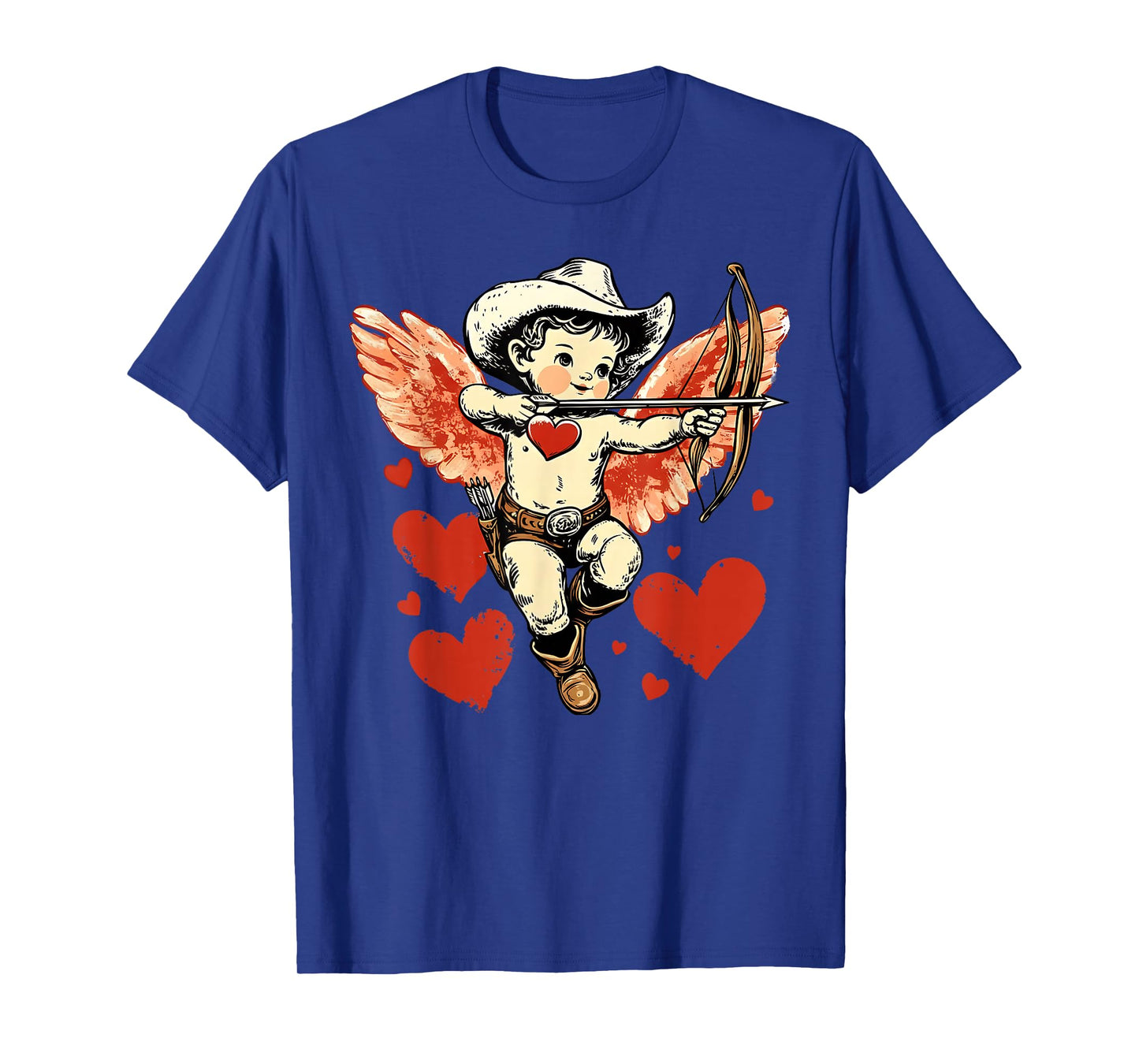 Vintage Cupid Valentines Women Girly Kids T-Shirt
