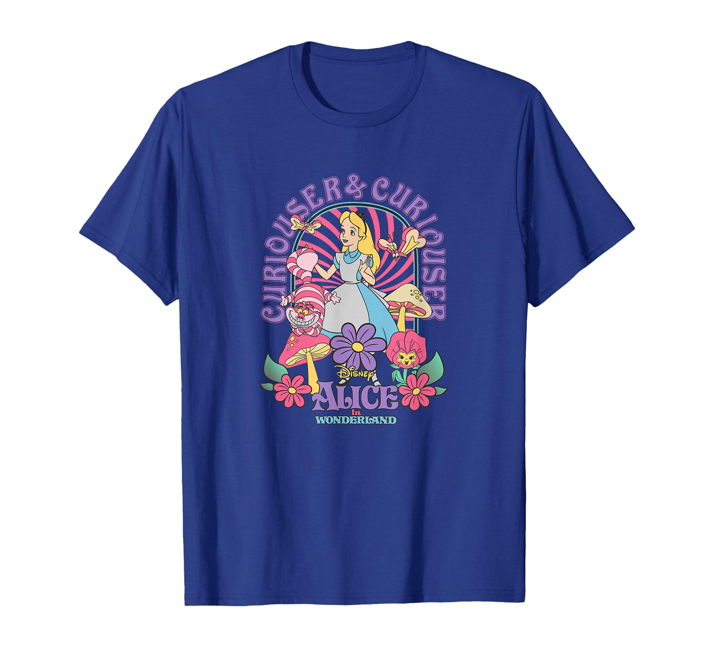 Disney Alice In Wonderland Colorful Garden T-Shirt