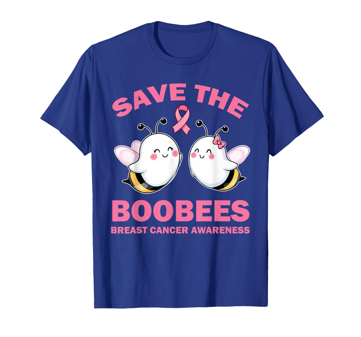 Save The Boobees Boo Bees Breast Cancer Halloween Women T-Shirt