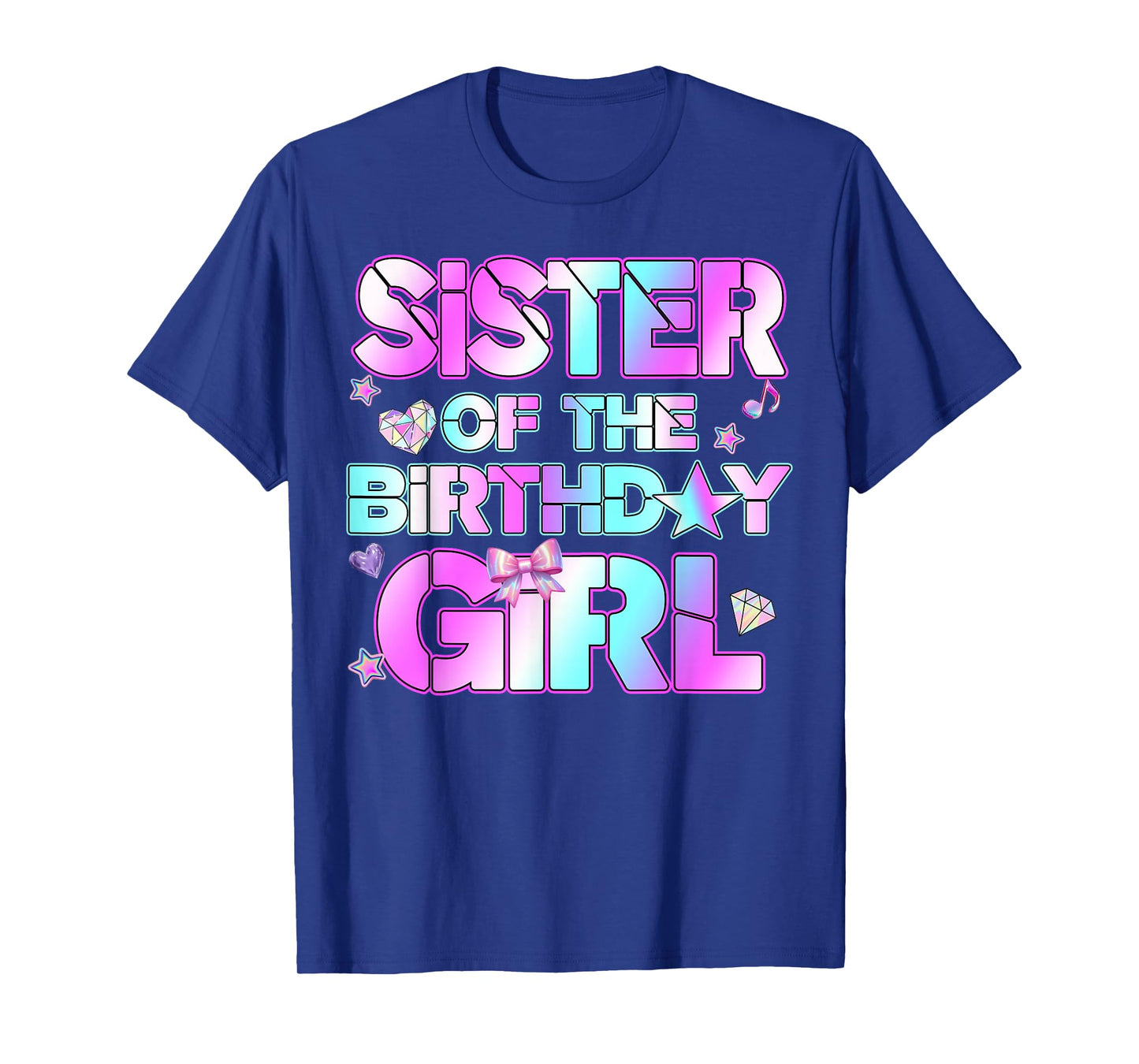 Sister The Birthday Girl Kpop Family Birthday Party Girls T-Shirt
