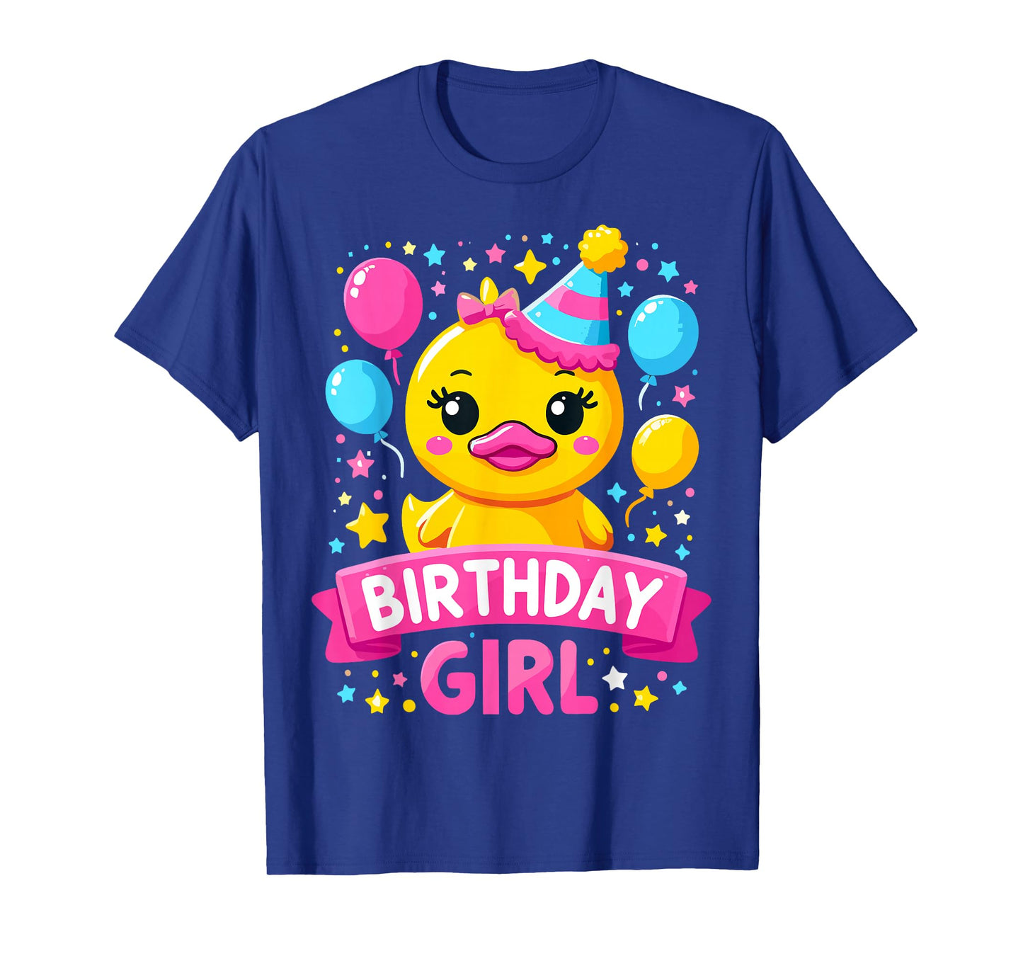 Duck Lover Birthday Girl Rubber Duck T-Shirt