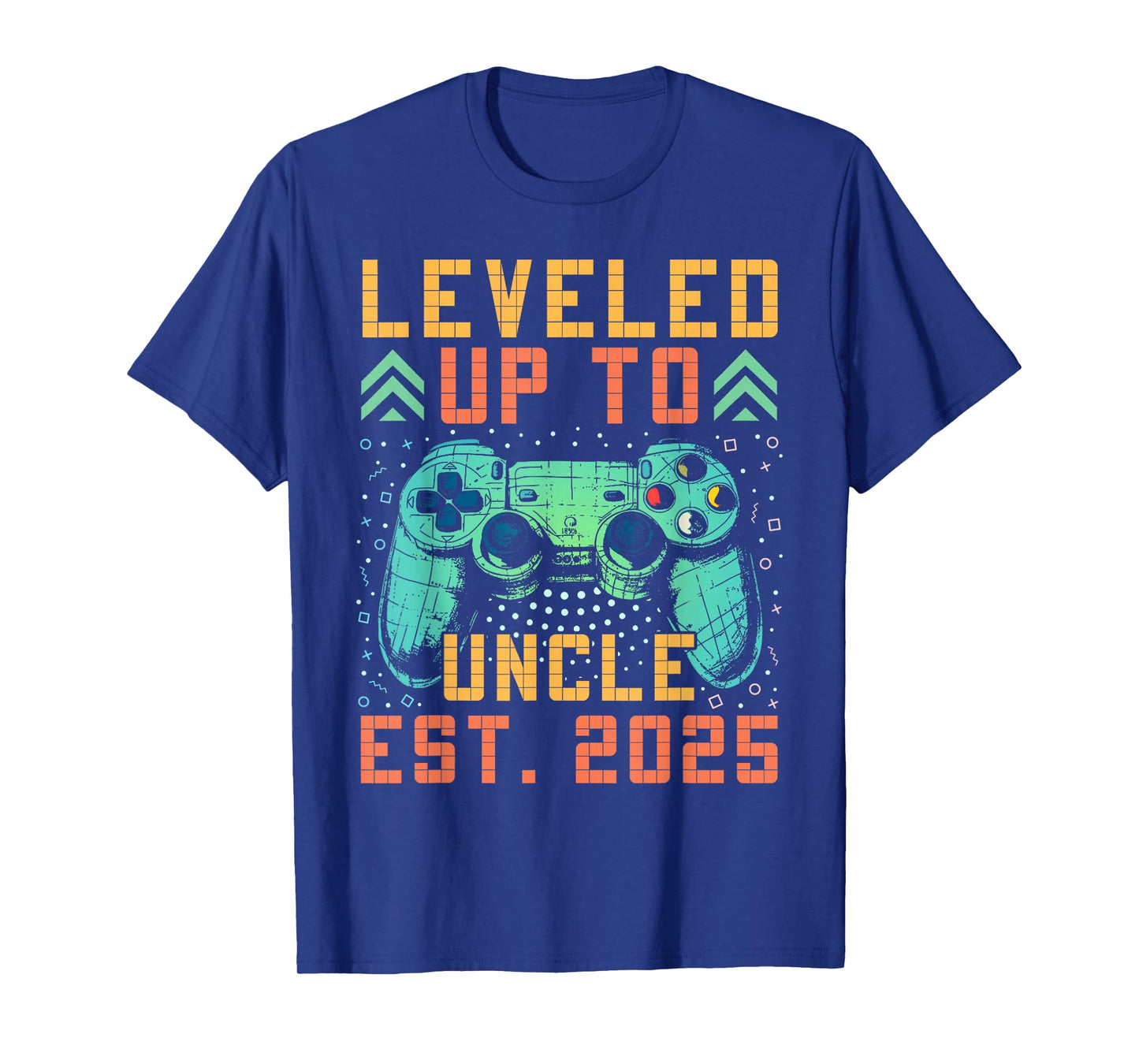 Promoted To Uncle 2025 Leveled Up To Uncle Est 2025 Gaming T-Shirt