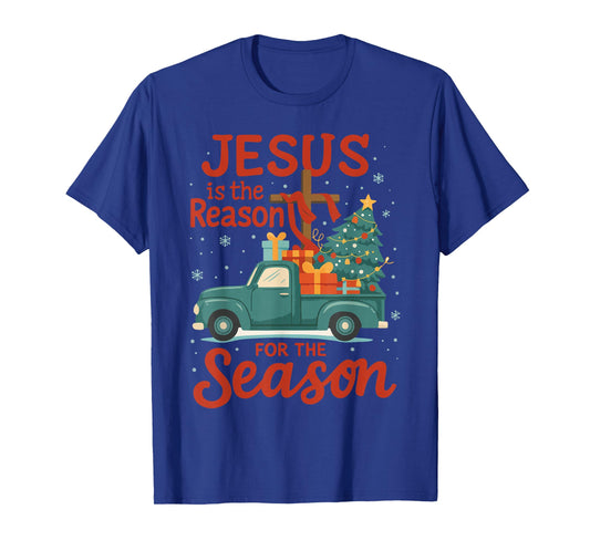 Jesus is The Reason for The Season Pajamas Kids Christmas T-Shirt