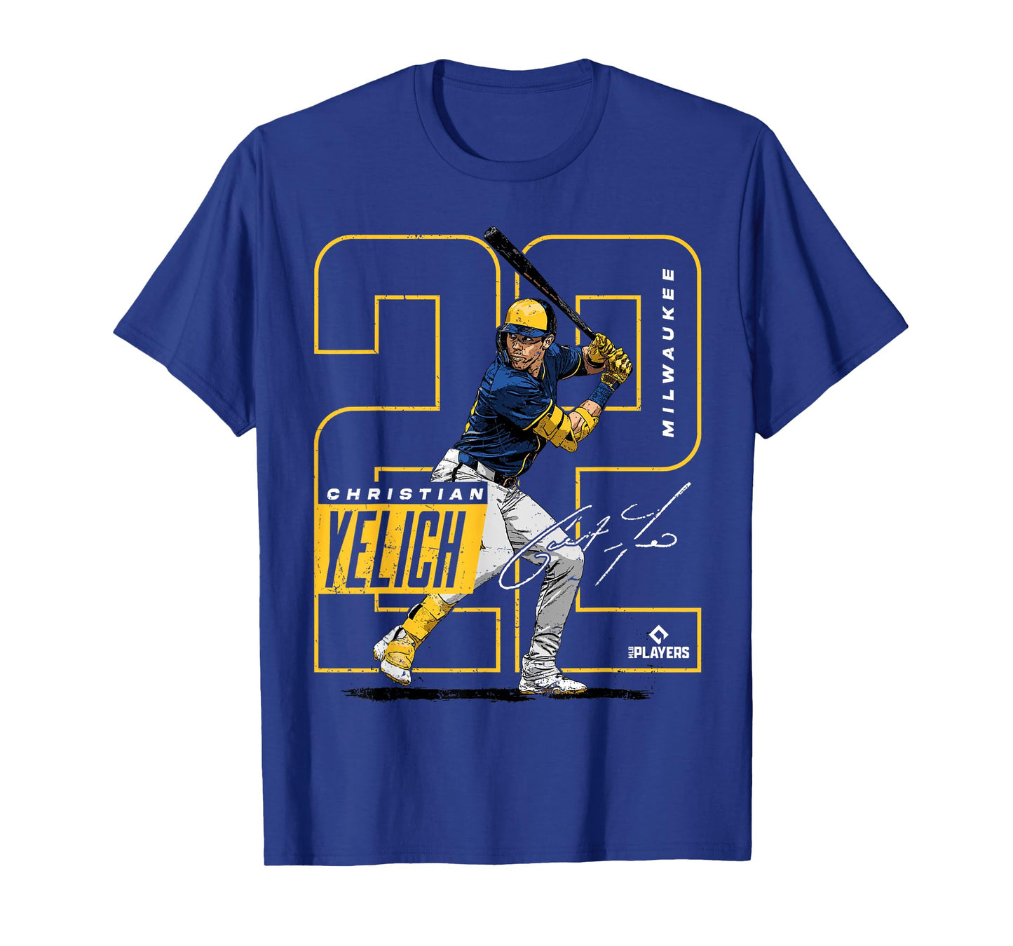 Christian Yelich | Milwaukee MLB Baseball Players| MLBCY201M T-Shirt