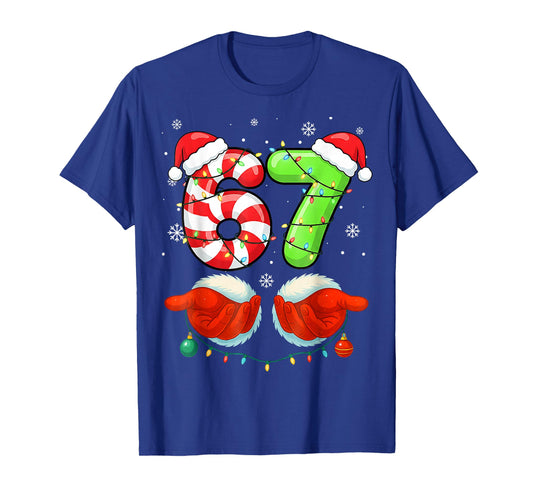 Funny Six Seven 6 7 67 Christmas T-Shirt