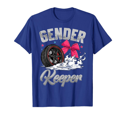 Gender Reveal Party Keeper of The Gender Burnouts Or Bows T-Shirt