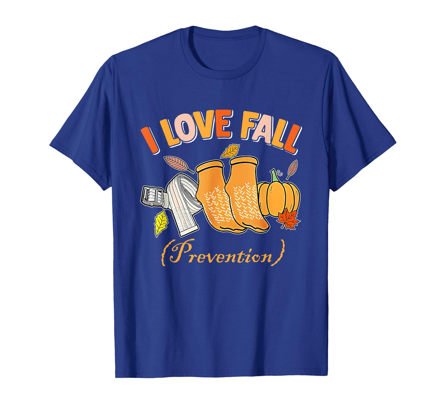 PT Nurse Fall I Love Fall Prevention Fall Physical Therapy T-Shirt